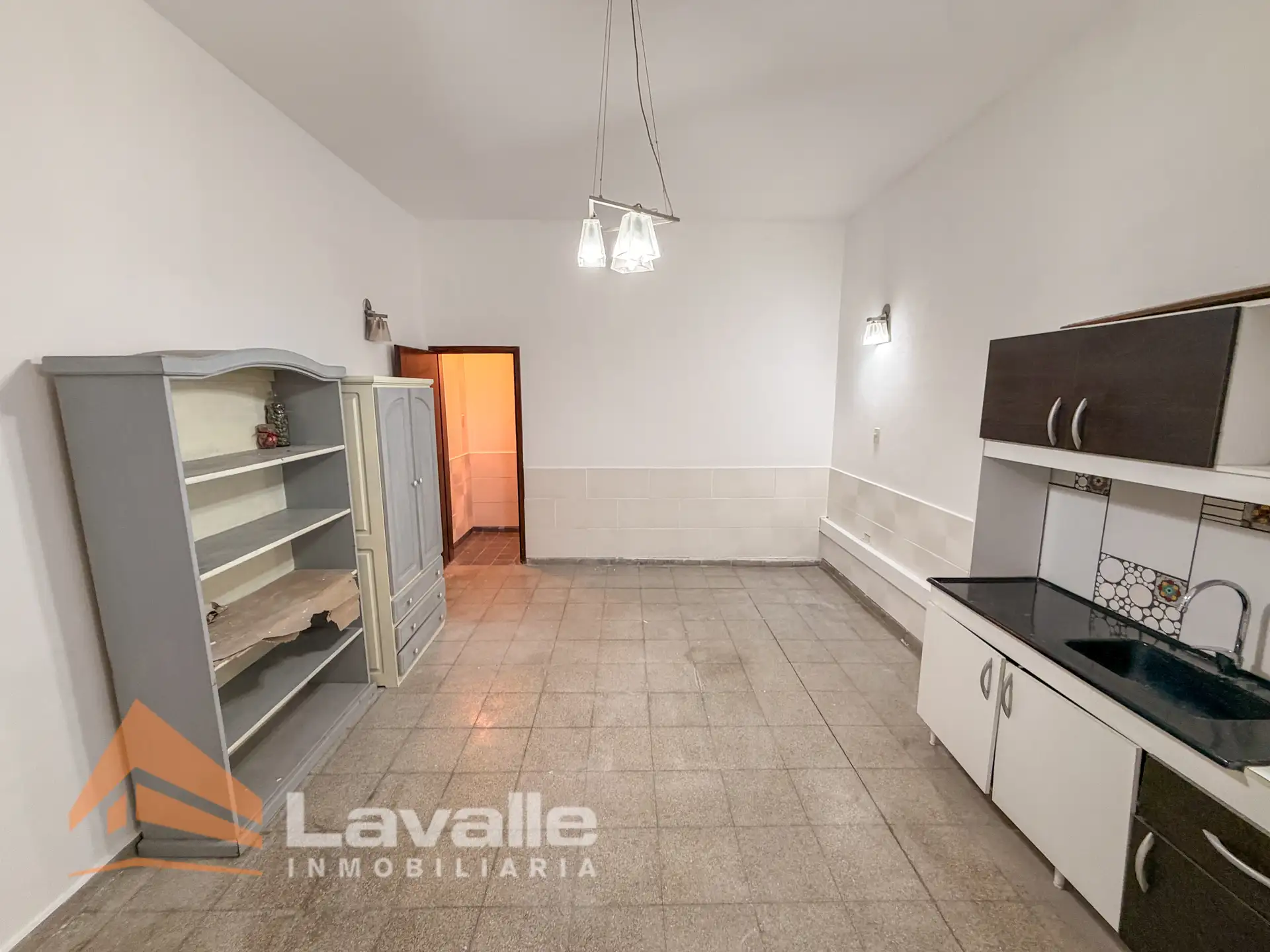 Studio with bathroom and shower