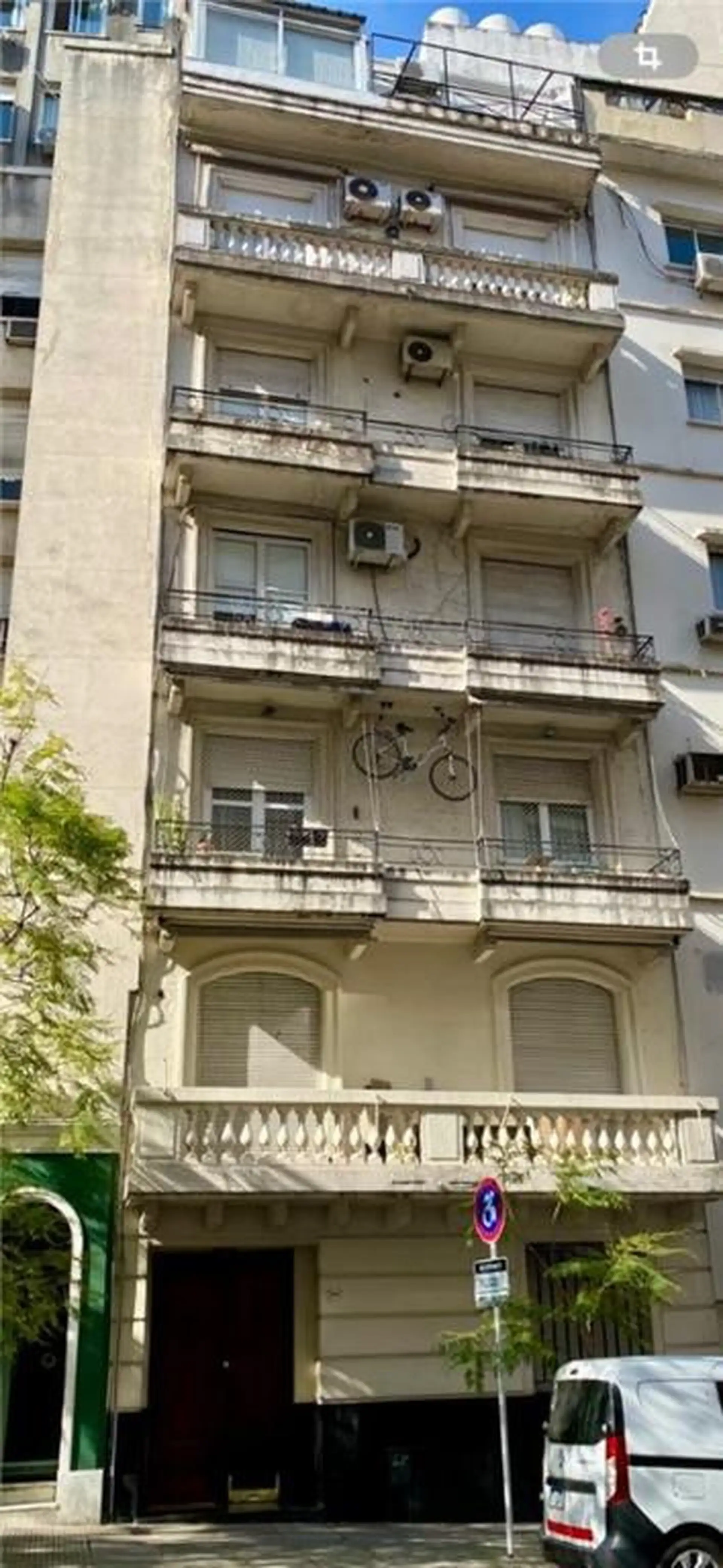 Recoleta, balcón terraza amoblado