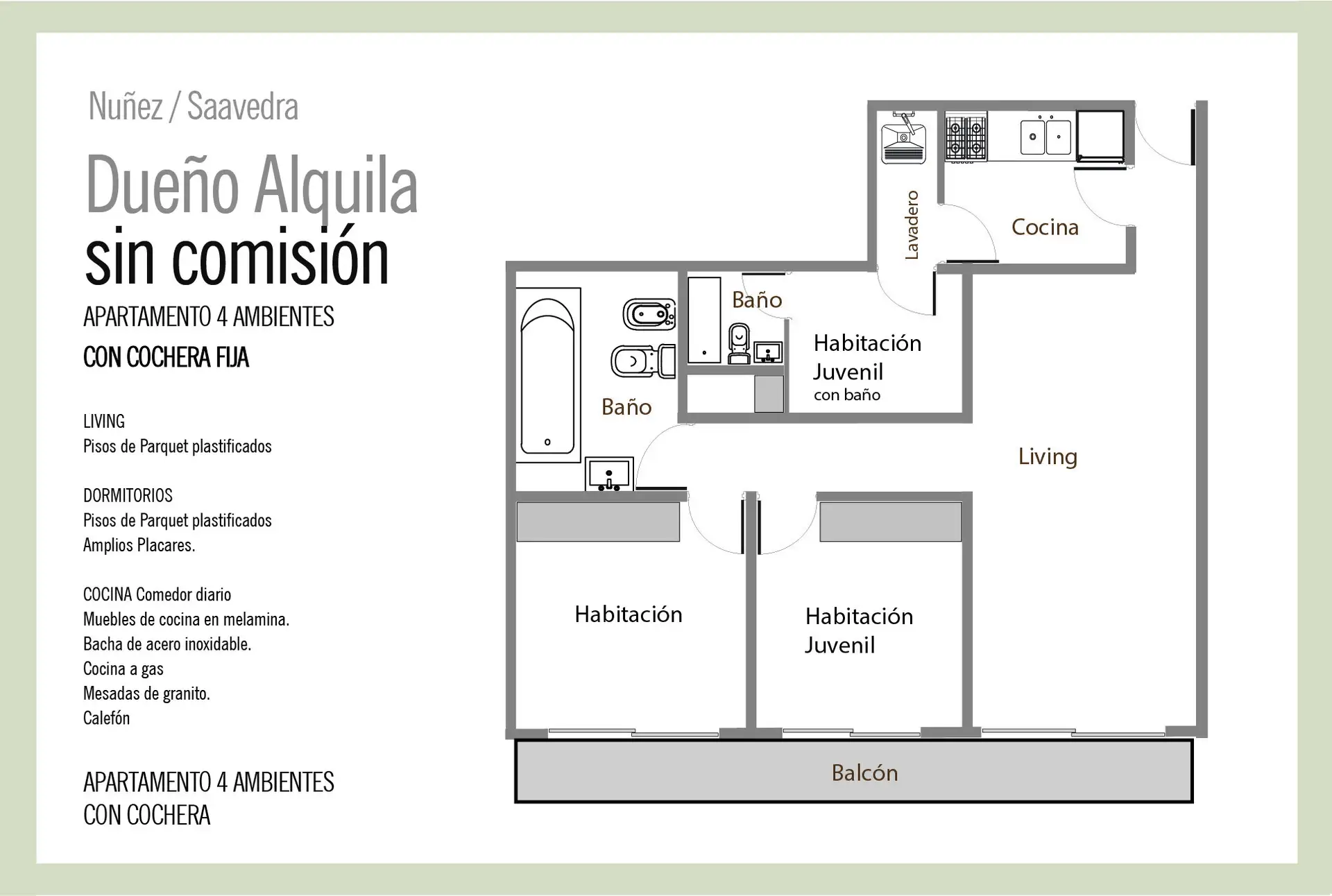 Departamento en Alquiler en Caballito, Capital Federal