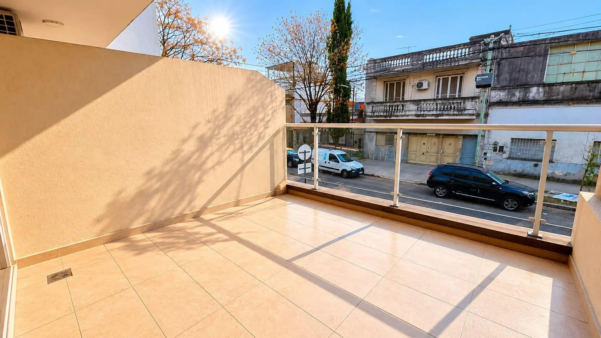 Studio with terrace balcony