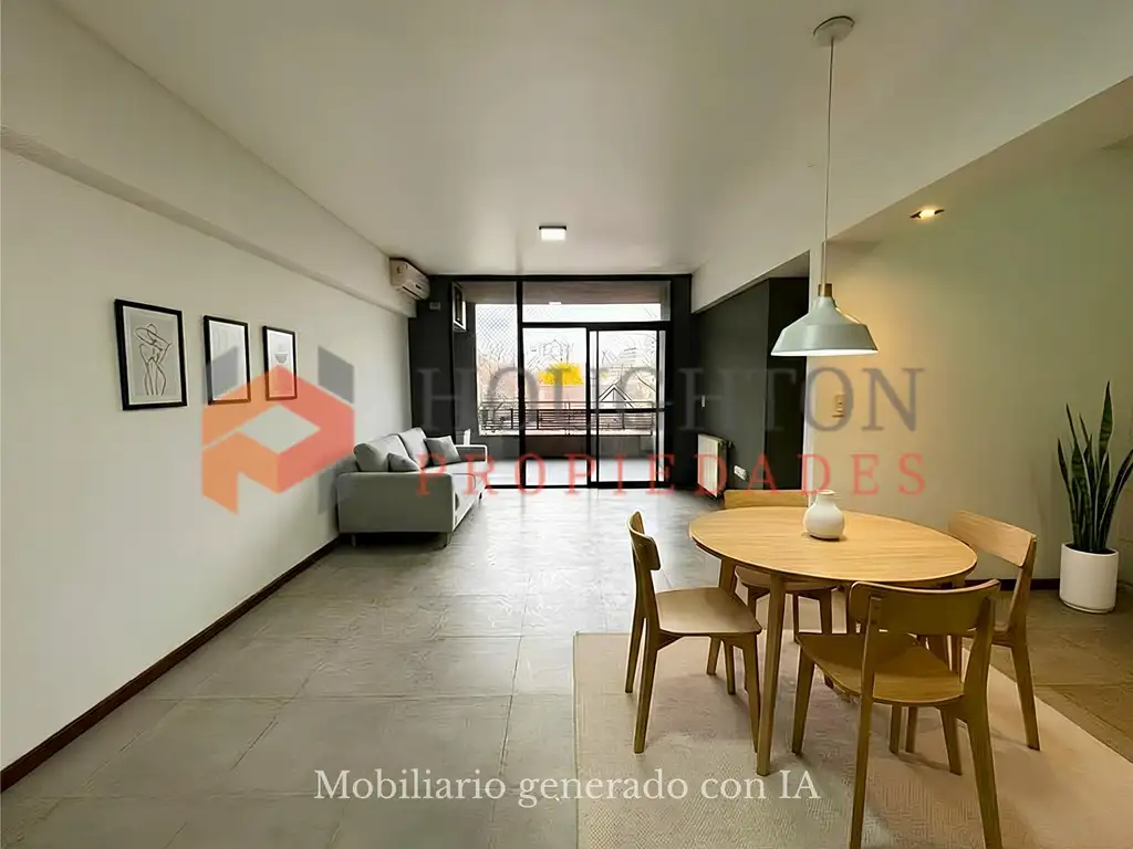 3-room unit with parking and A/C