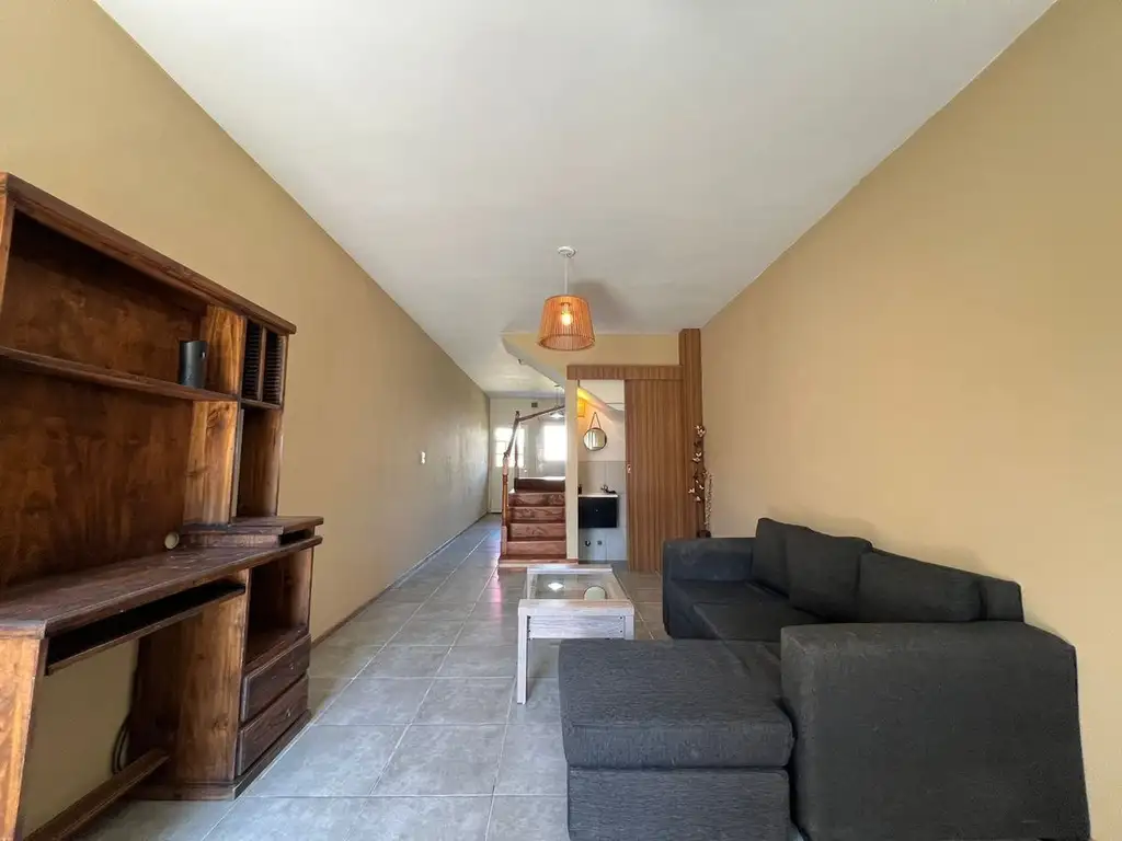 3-room duplex, garden and balcony
