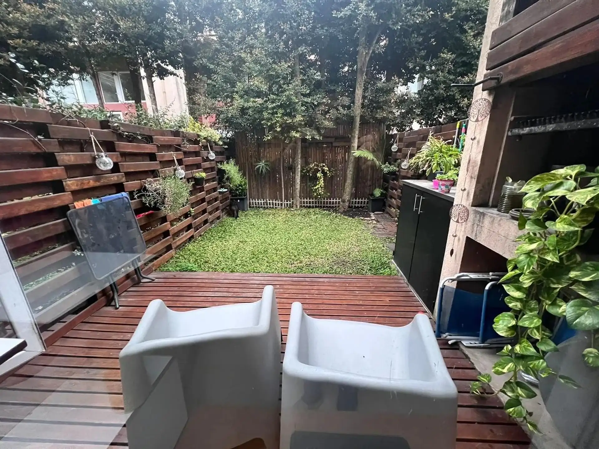 Duplex with private patio
