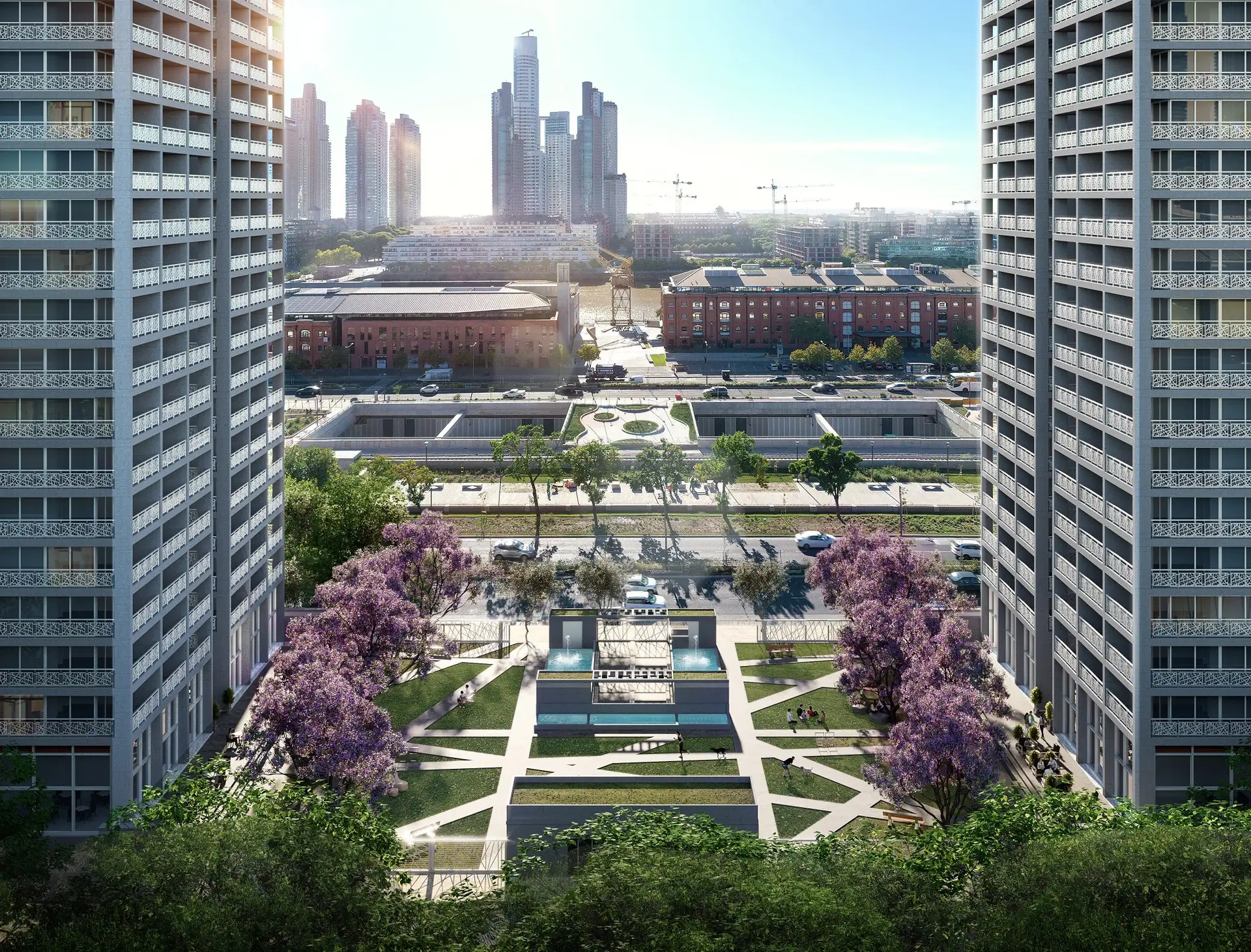 Puerto Madero, varanda em terraço