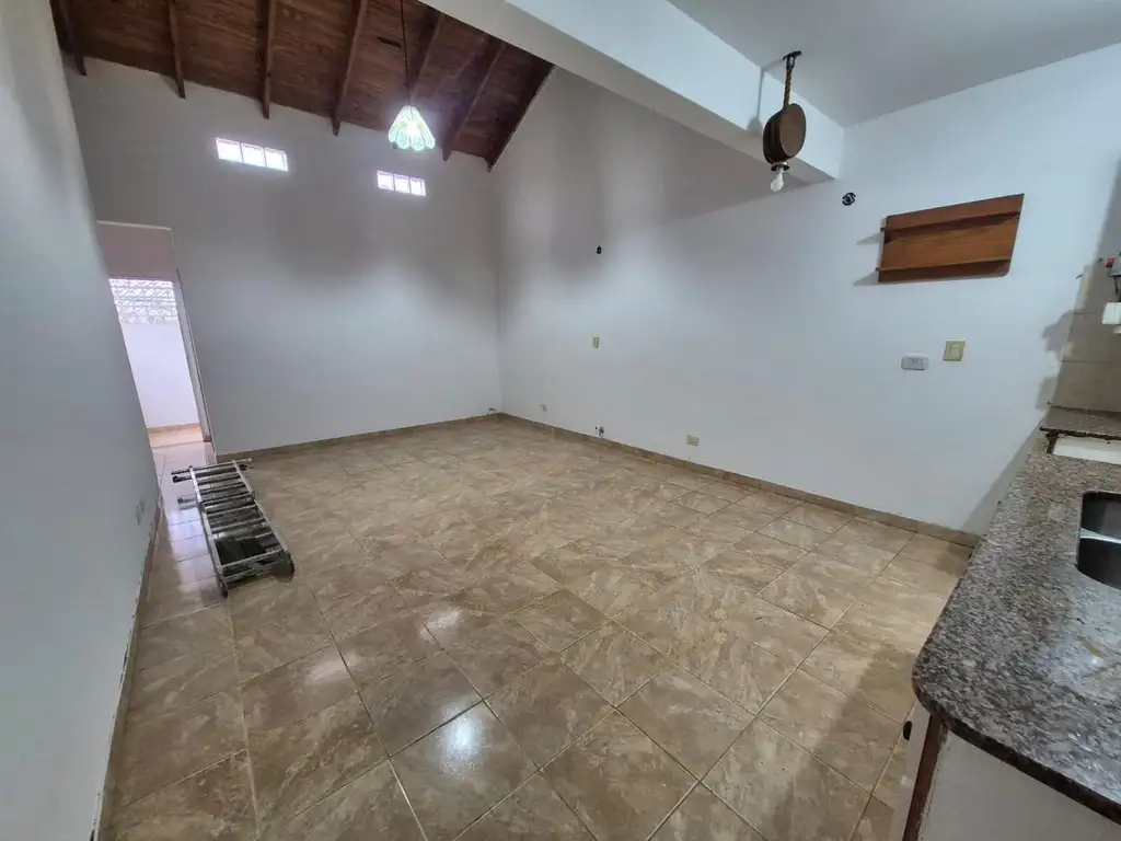 First-floor, small patio