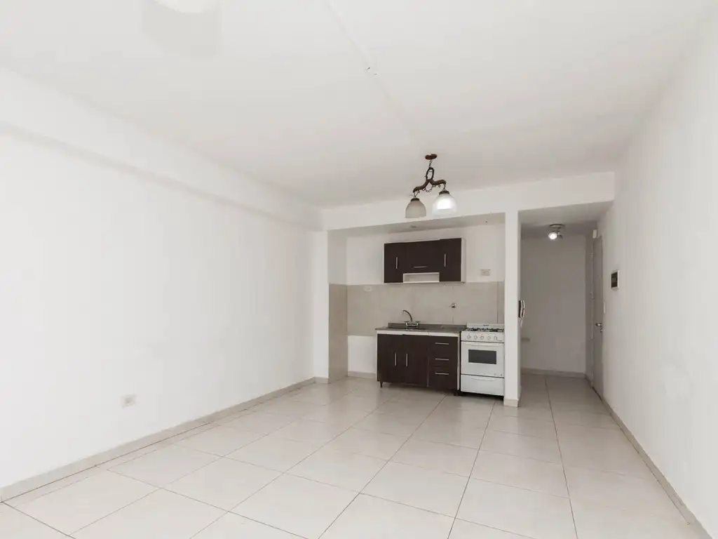 Monoambiente con terraza y bañera