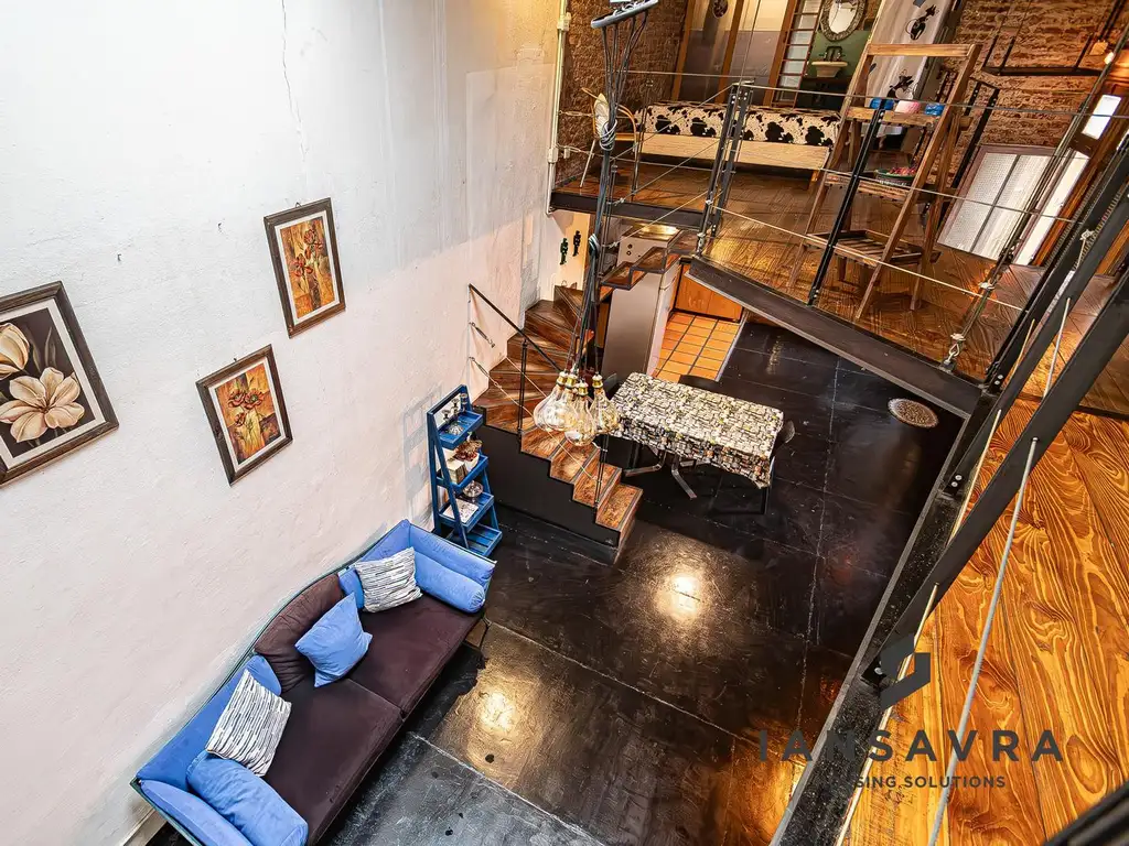 Double-height furnished loft