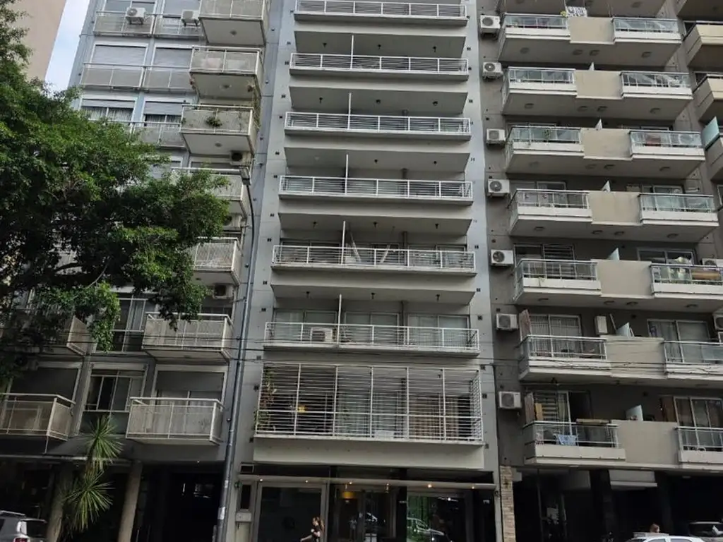 Studio with balcony and pool