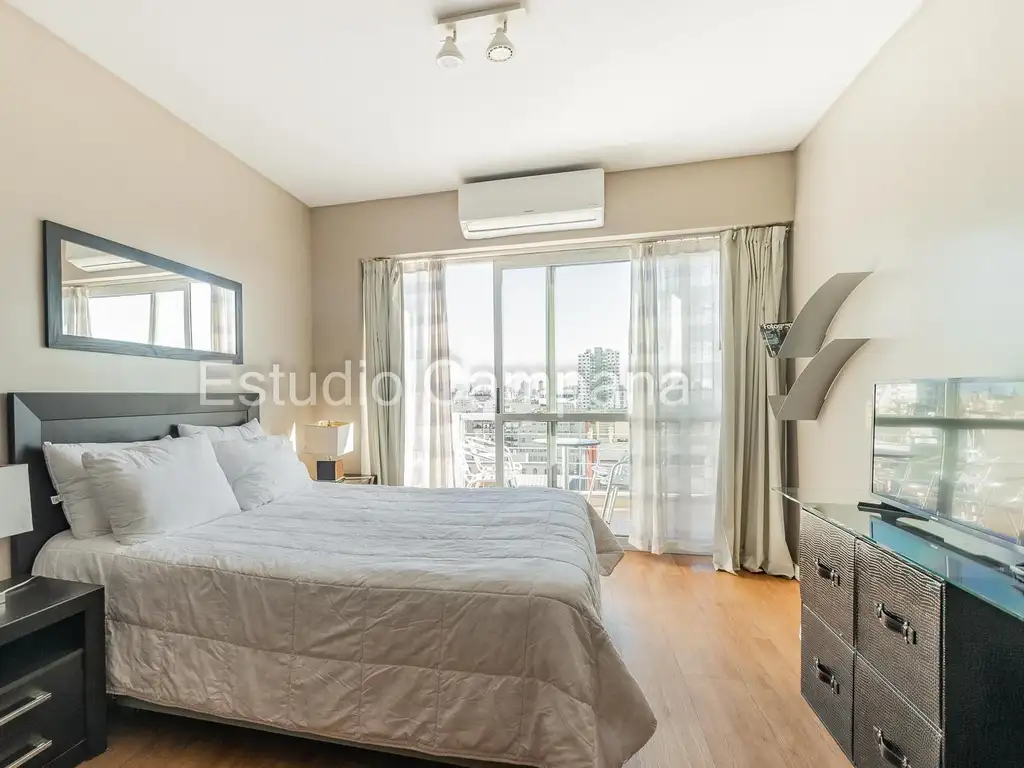 Studio with terrace balcony
