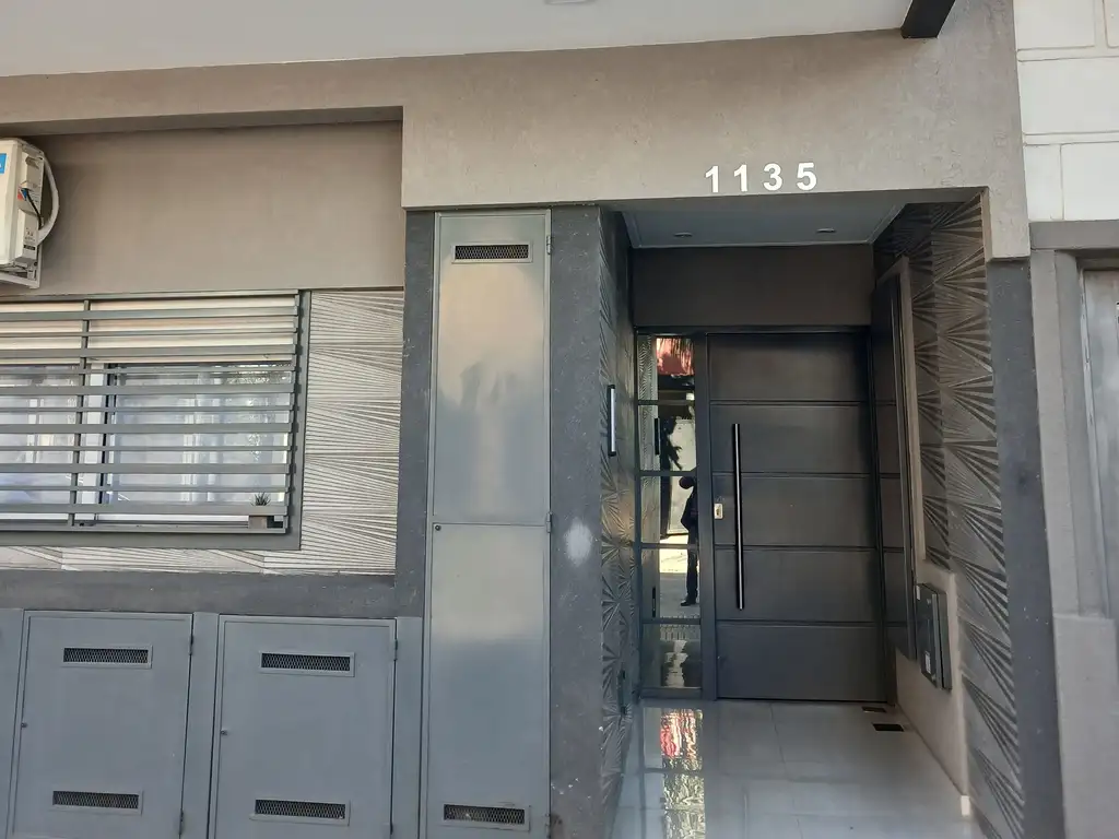Studio with two patios