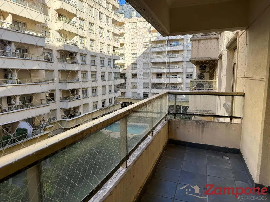 2 balcones, losa radiante, cochera cubierta