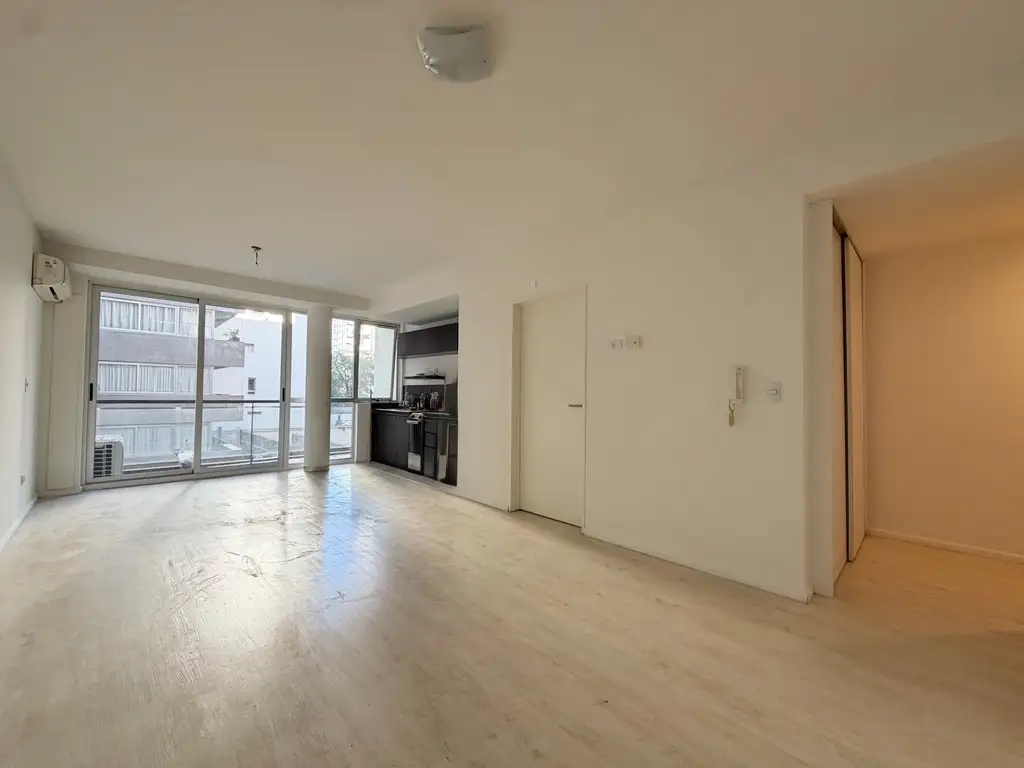 Studio with long balcony