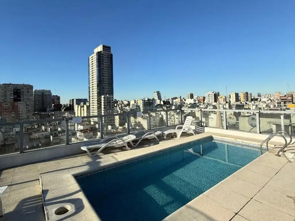 High floor with balcony and amenities