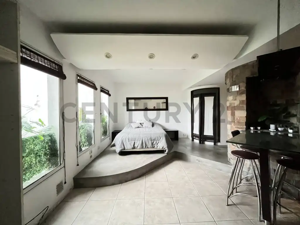 Monoambiente 32 m², vista Polo