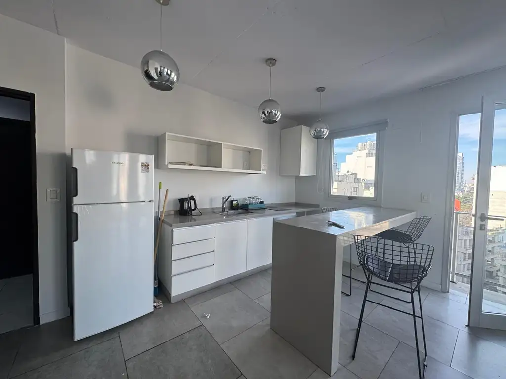 Furnished studio with balcony