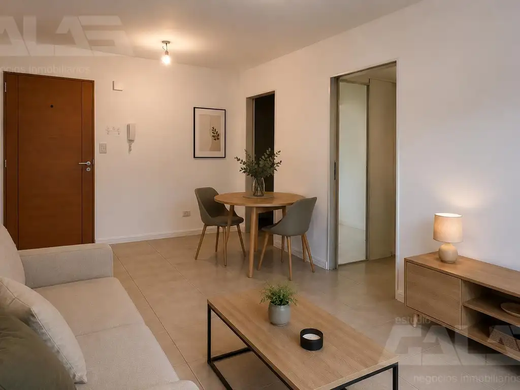 1 dormitorio, 1 baño, ascensor
