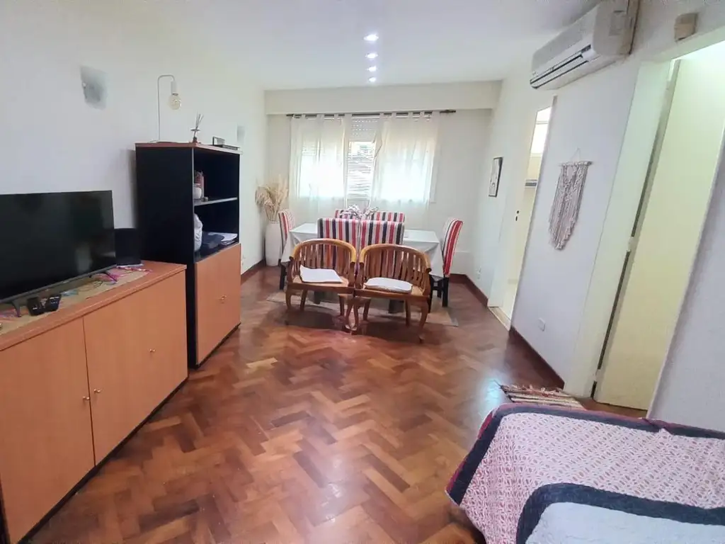 3 ambientes laterales amoblado