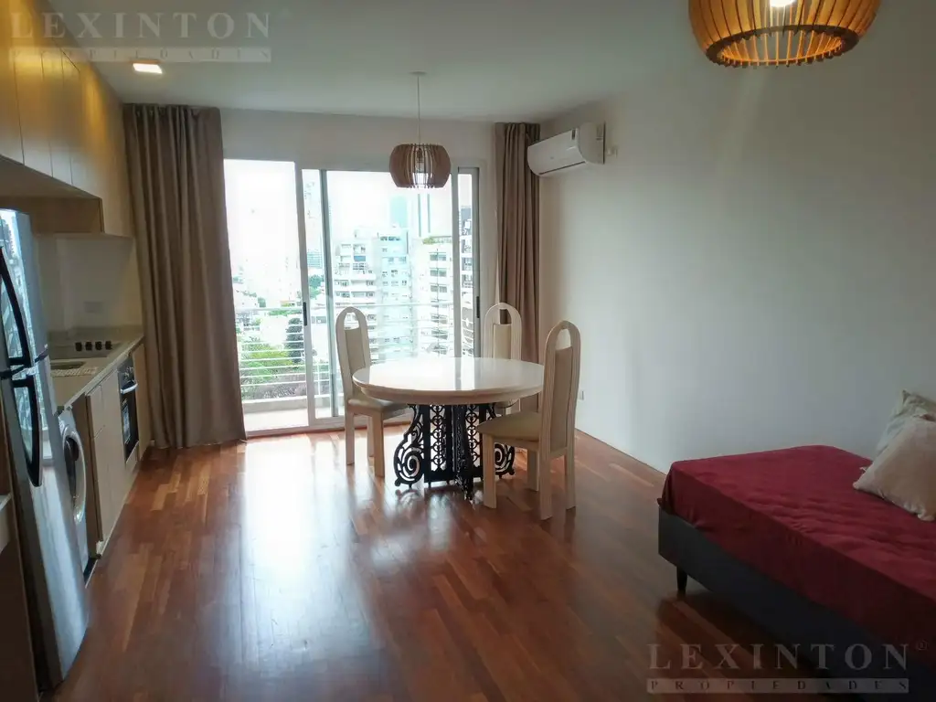 Furnished studio with balcony