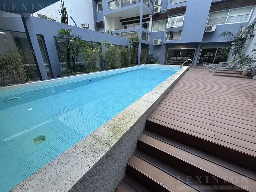 Furnished studio with balcony