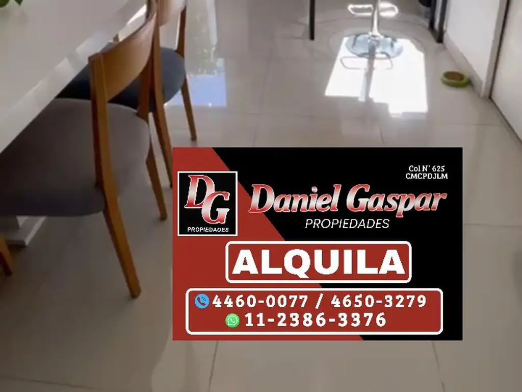 Duplex 2 dormitorios con jardín