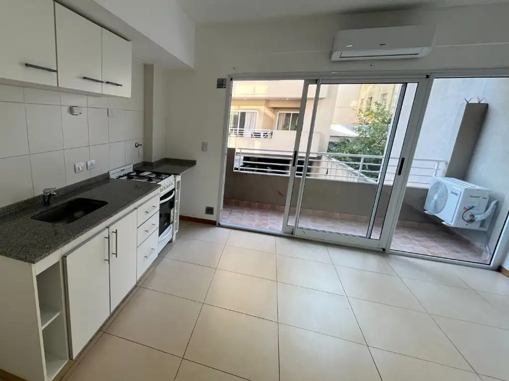 Studio with balcony and grill