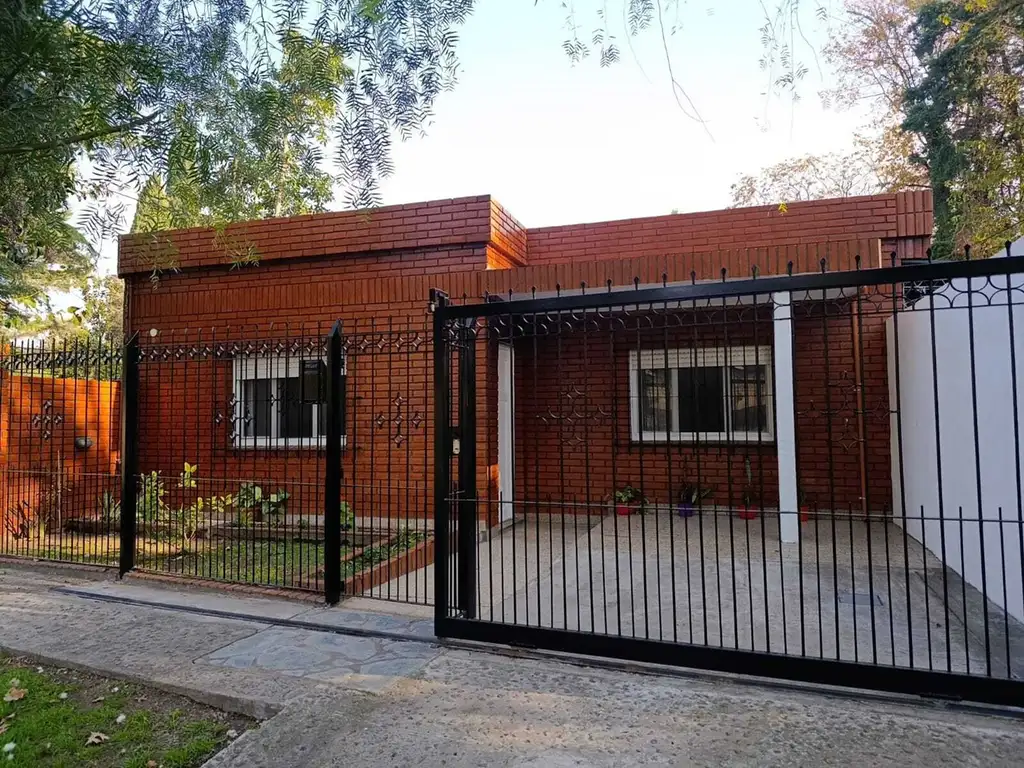 Single-story house with patio