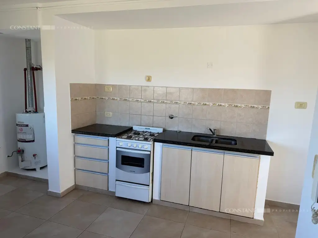 Departamento en esquina con estufa