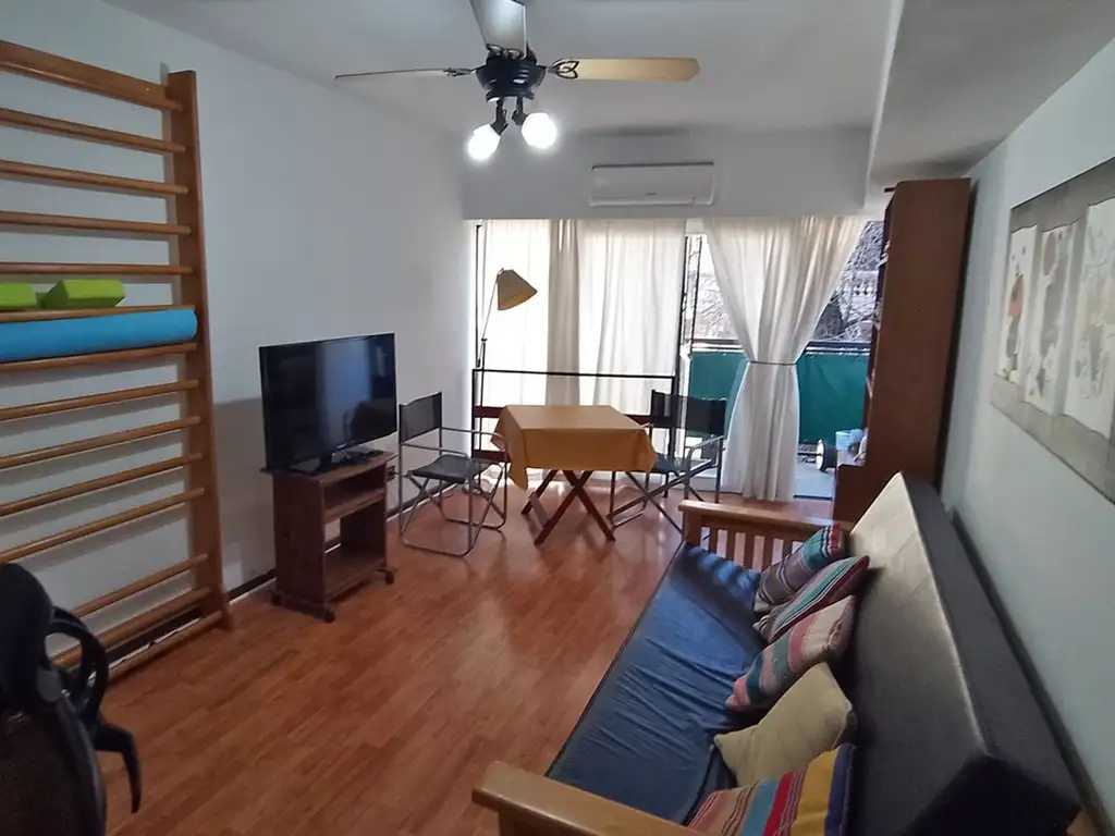 2 ambientes amoblado, balcón