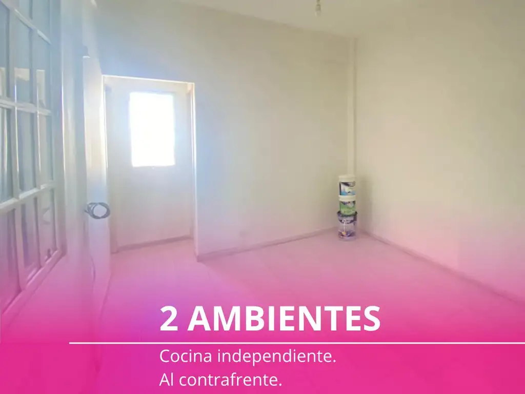 2 ambientes contrafrente, aire