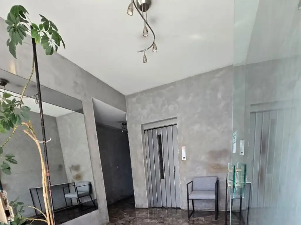 40 m², balcón y patio