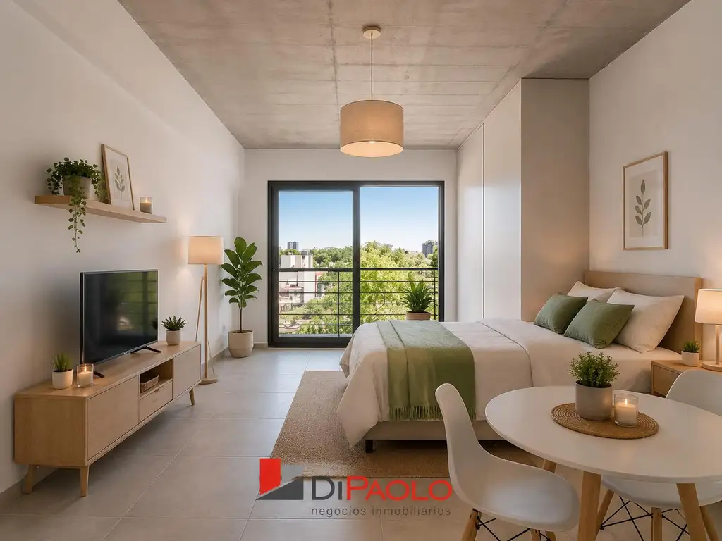 Monoambiente 5° piso con balcón
