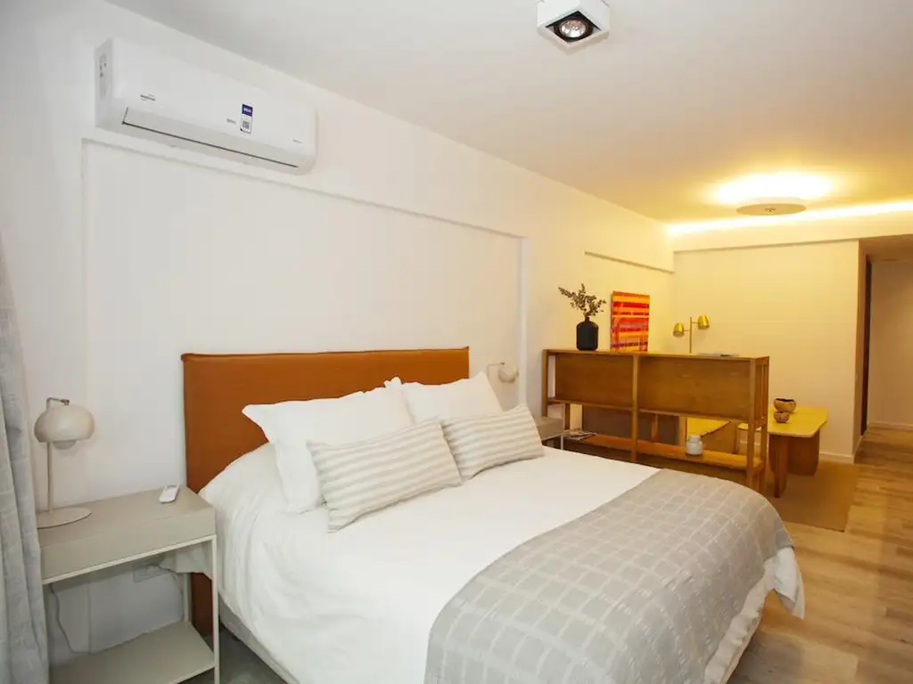 Furnished studio with balcony