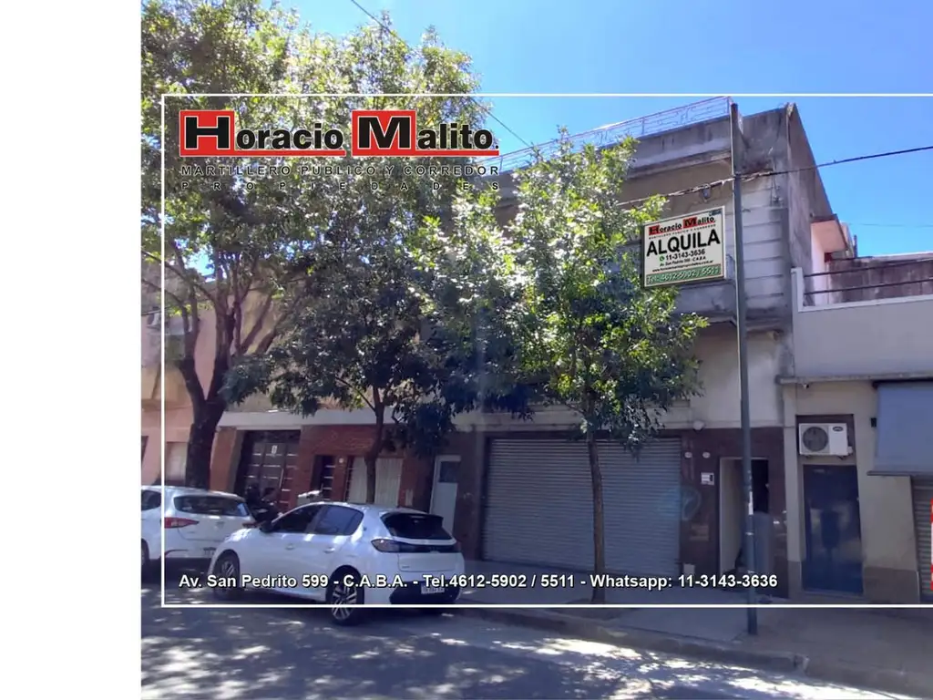 PH com varanda e pátio