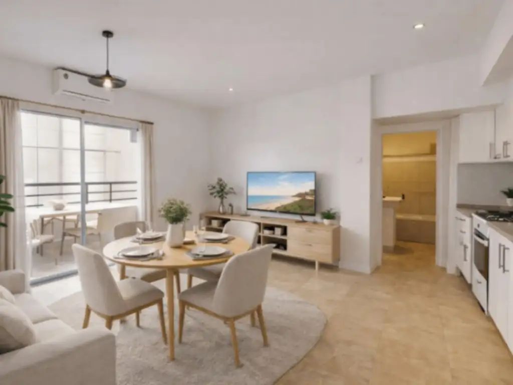 Apartment with balcony and AC