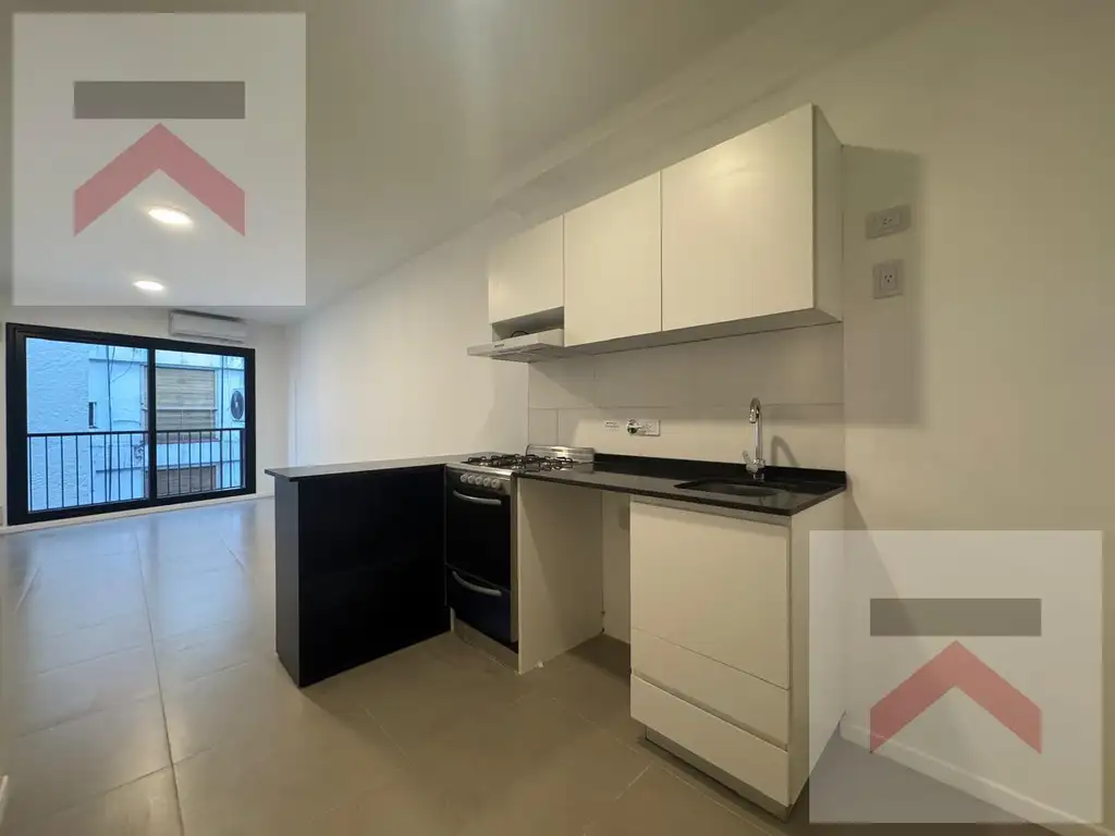 New studio with balcony