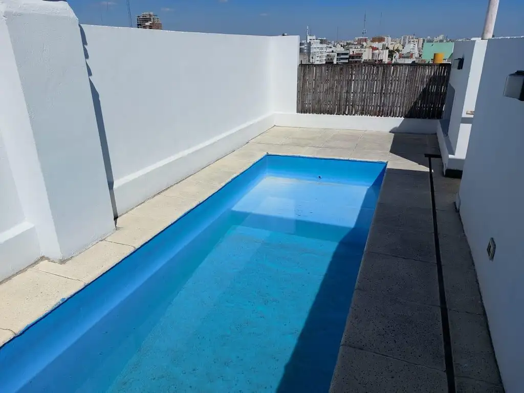 Balcony, pool and SUM
