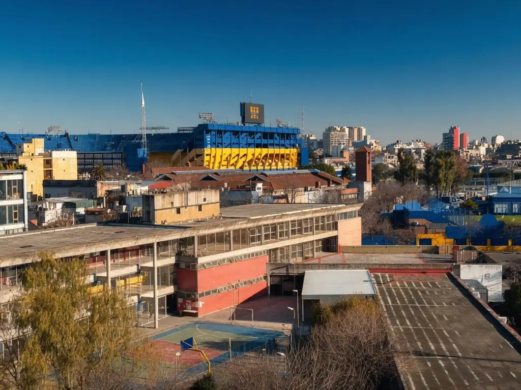Monoambiente reciclado con balcón