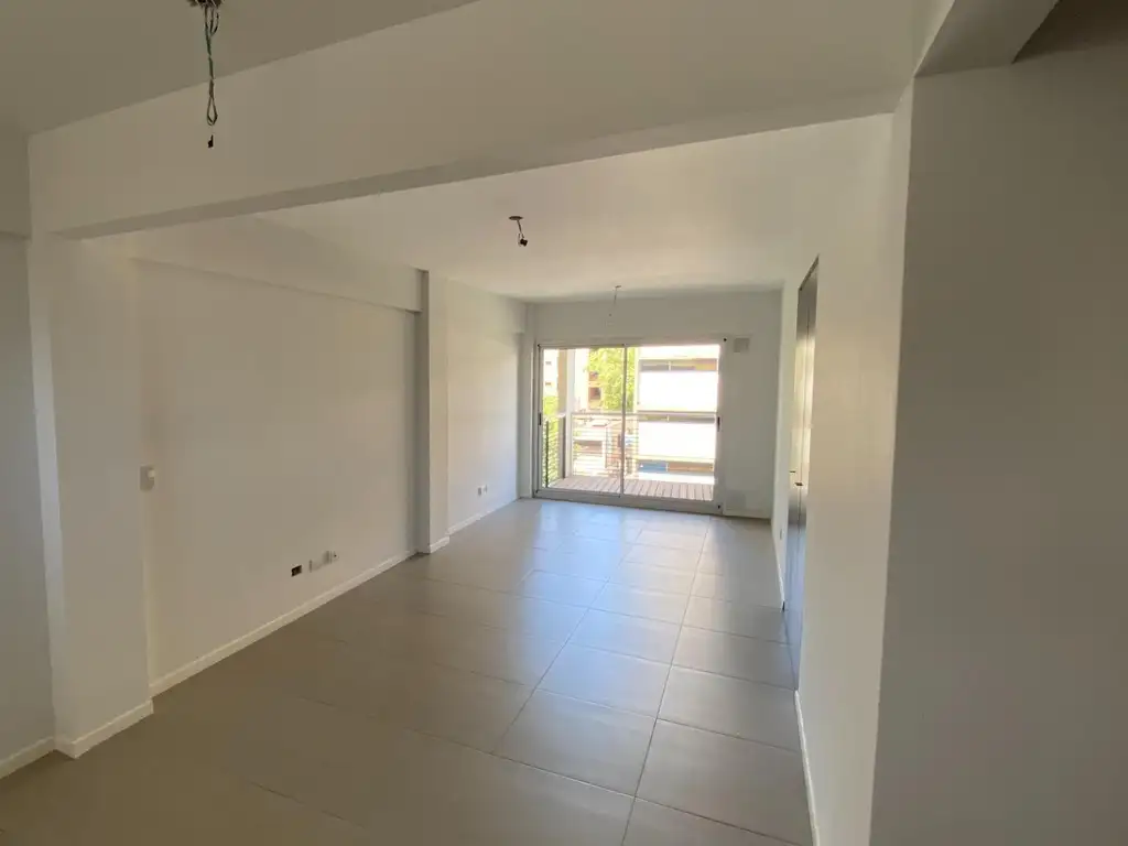 Balcony terrace and equipped kitchen