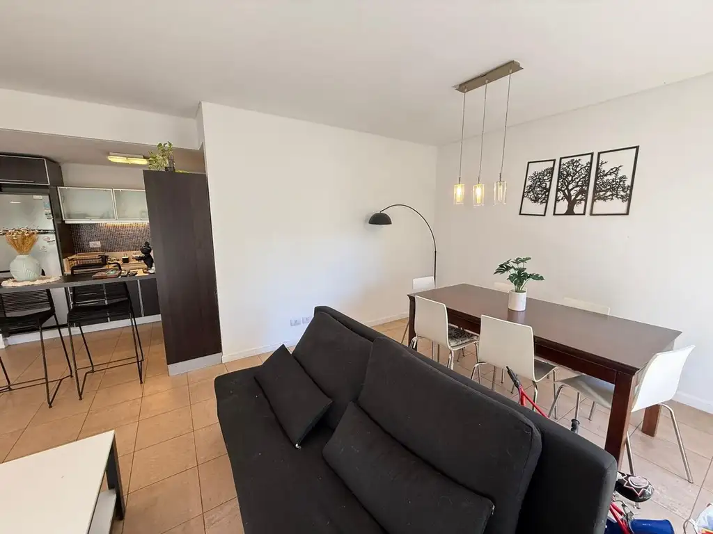 2 ambientes amoblado con balcón terraza