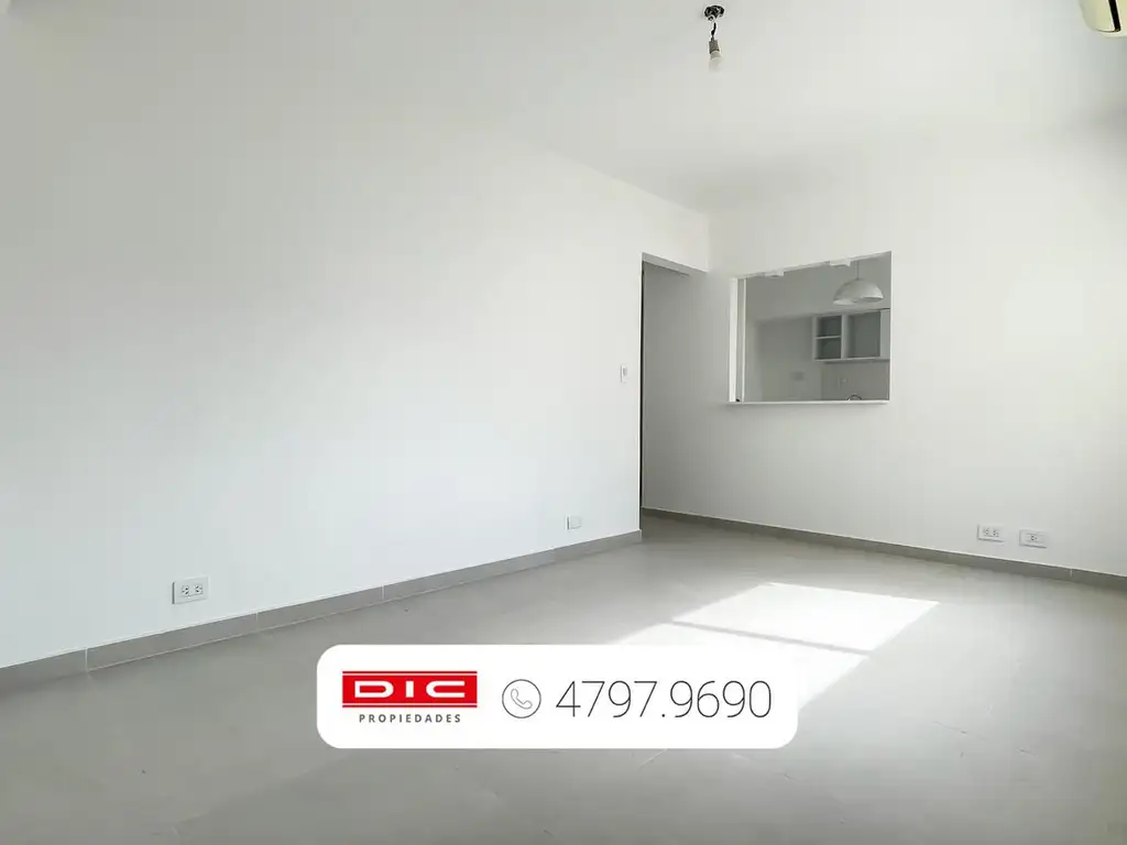 2 ambientes con balcón norte