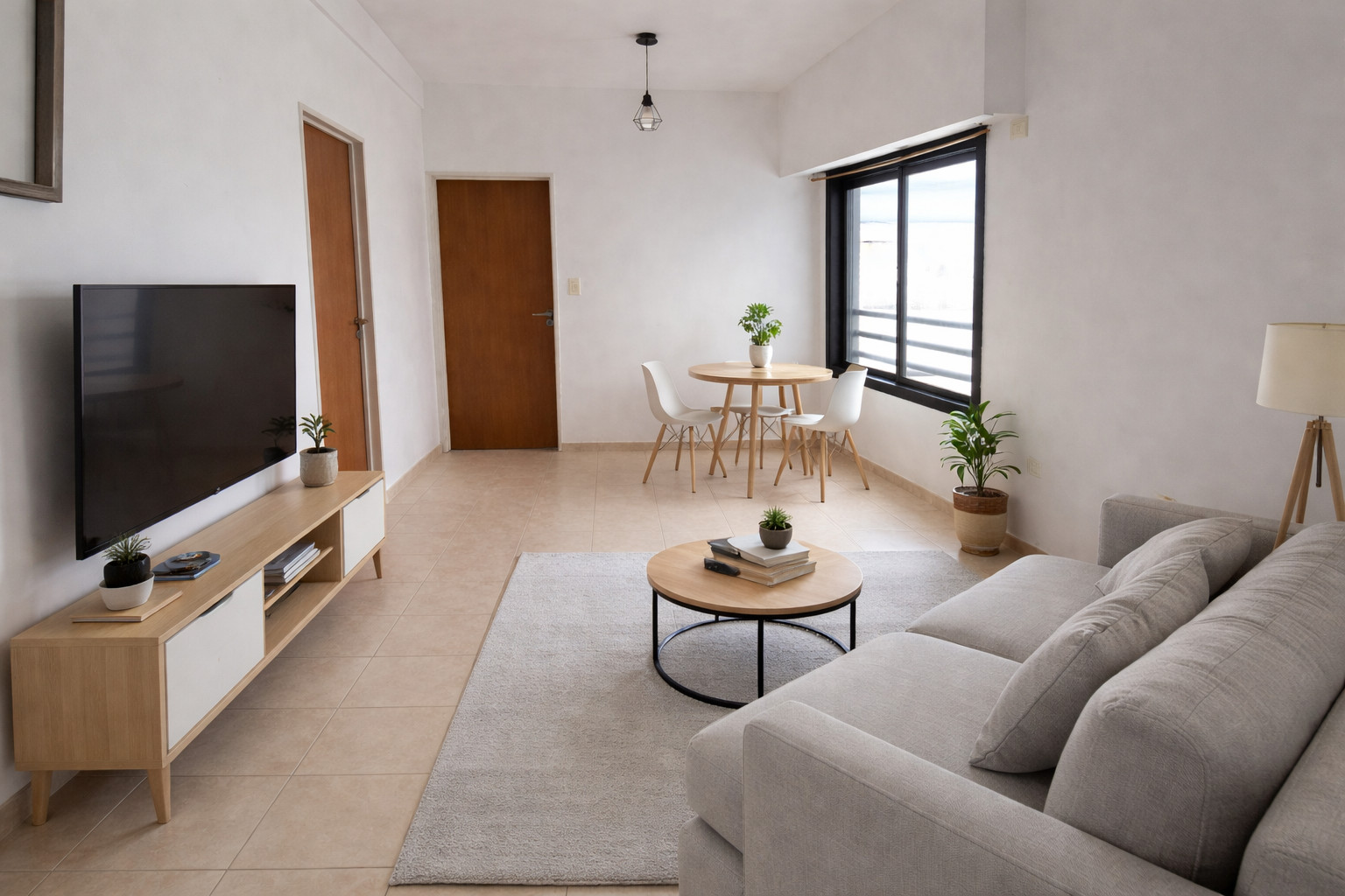 Apartamento de 2 ambientes com 1 quarto em Caballito