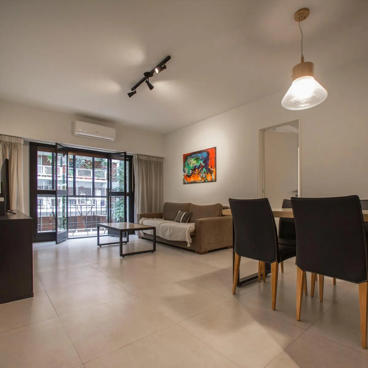 Departamento de 3 ambientes amoblado en Palermo Chico