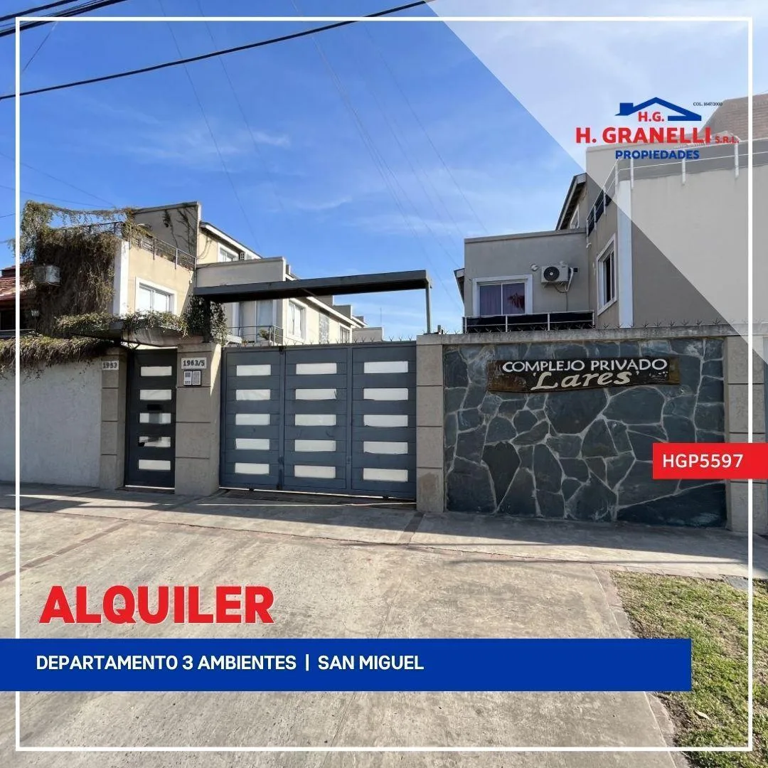 Departamento 3 Ambientes. | Vicente Lopez Al 1900