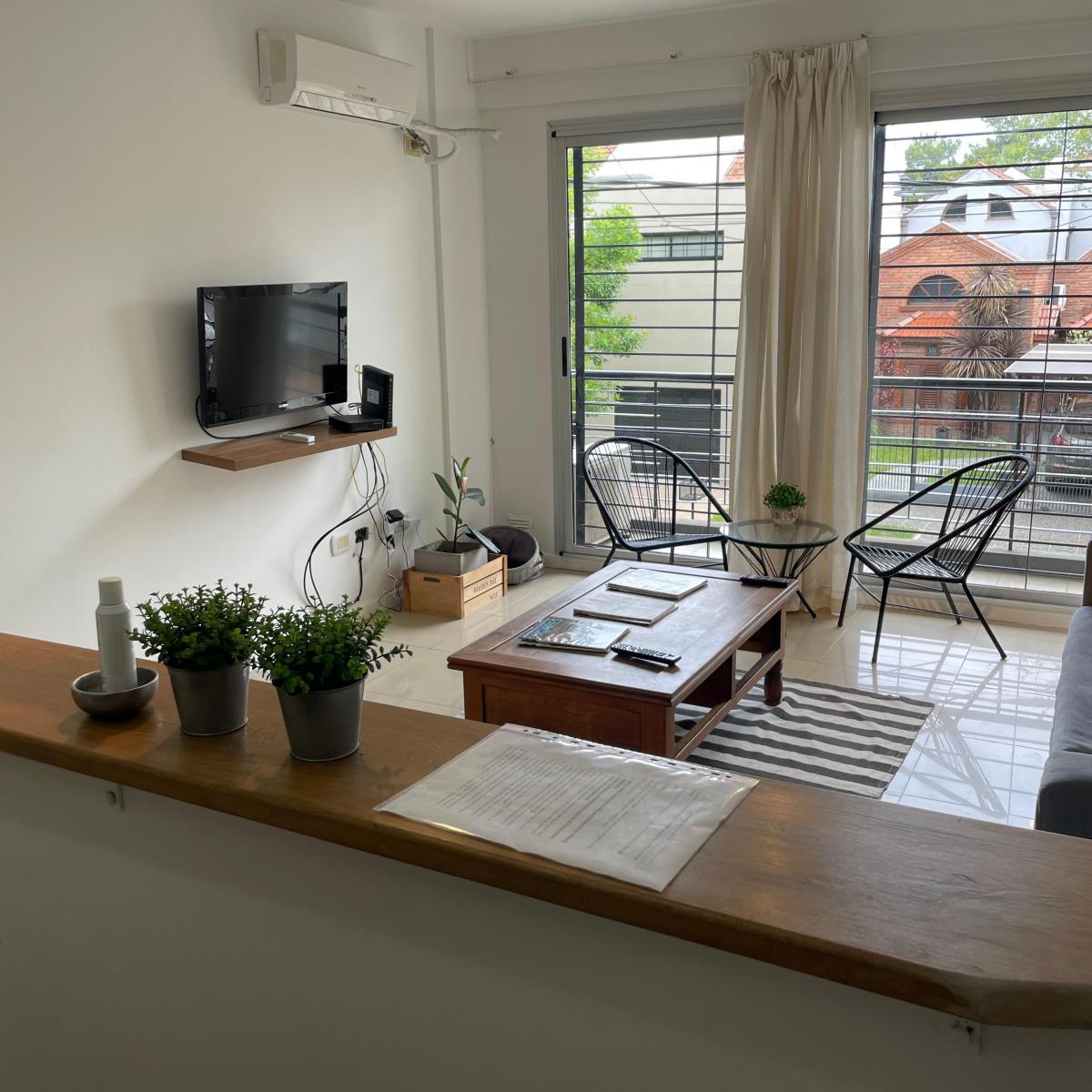 Furnished two-room apartment in Banfield