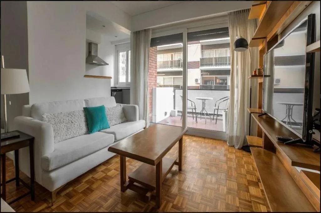 Apartamento de dois ambientes mobiliado em Recoleta