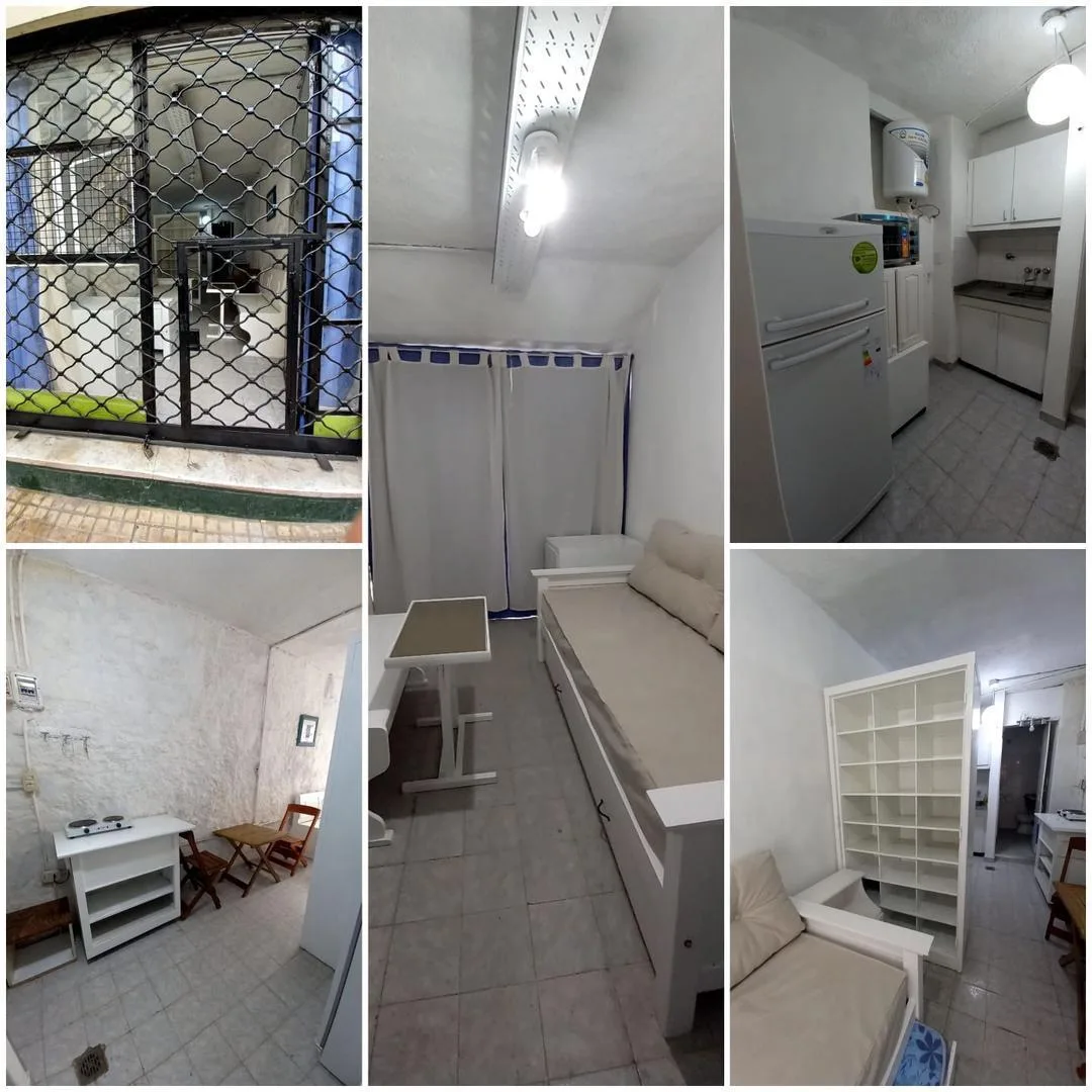 Monoambiente amoblado en planta baja en Balvanera