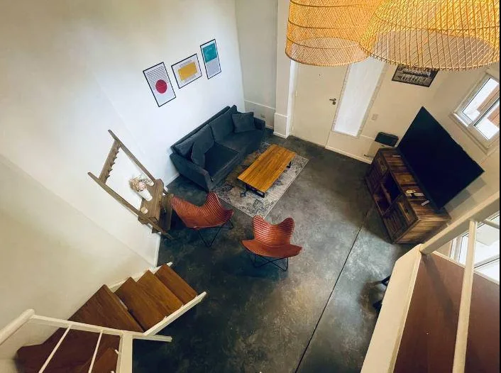 Furnished duplex loft with patio
