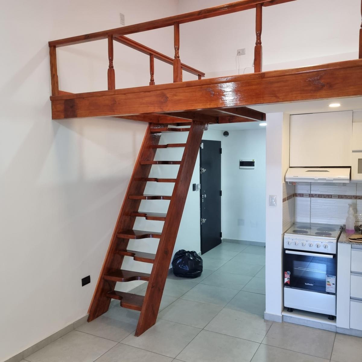 Two-room apartment with loft and balcony in General San Martín