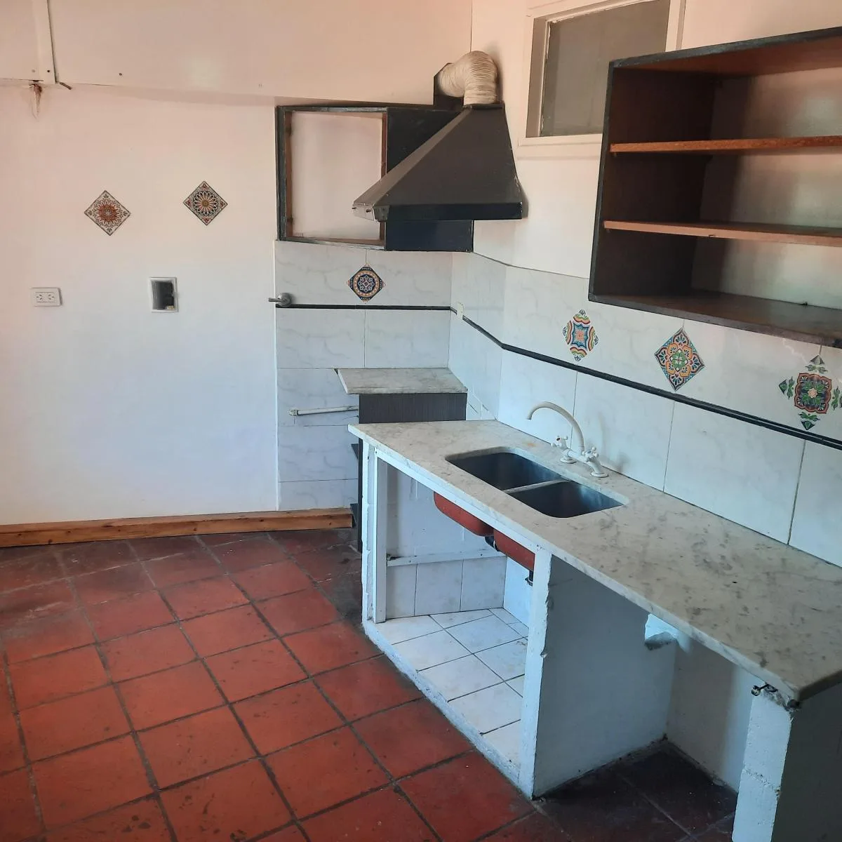 Piso superior com pátio compartilhado