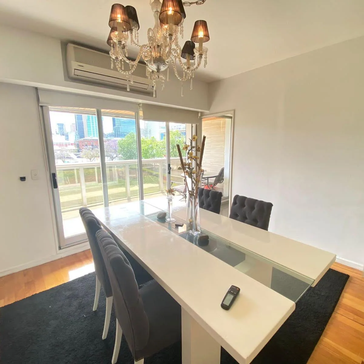 Furnished two-room apartment in Puerto Madero